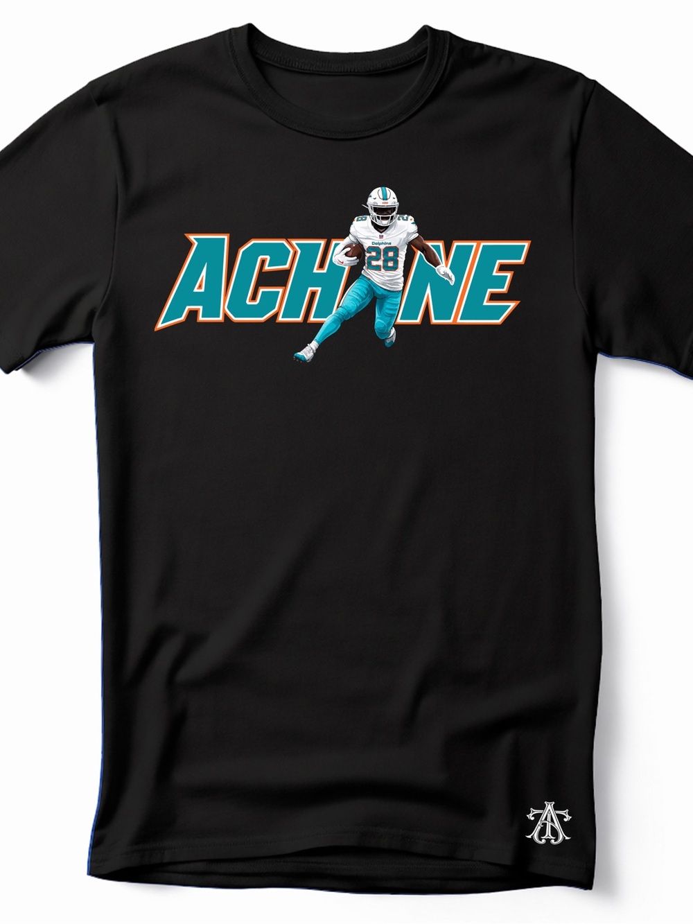 DeVon Achane, Miami Dolphins Football T-Shirt - Adult & Kids sizes available